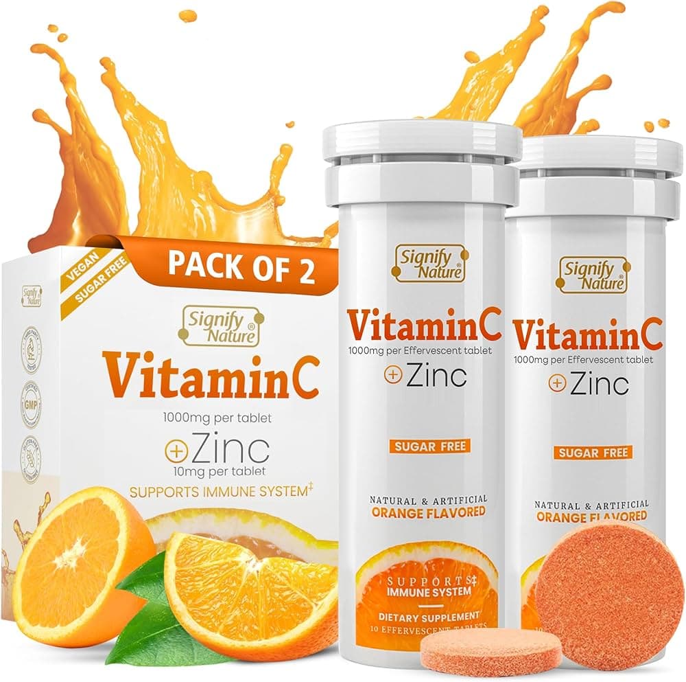 Vitamina C 1000mg Efervescente 10 Comprimidos